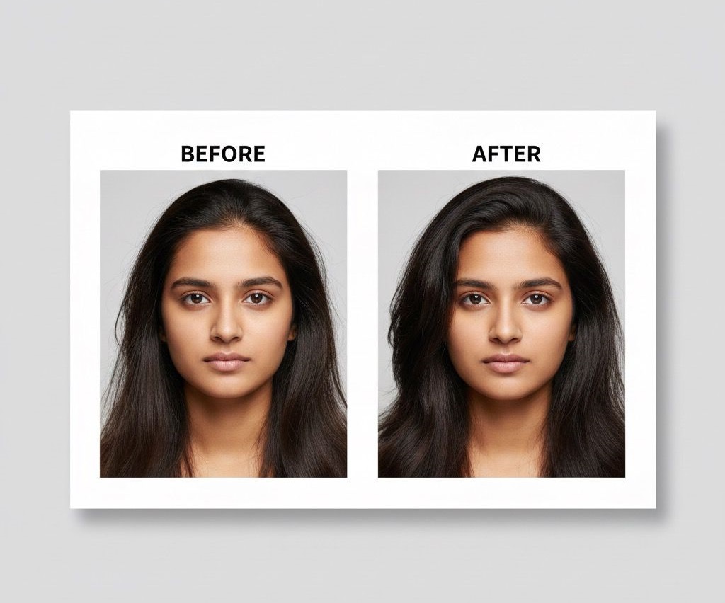 Hair Fall Control Treatment Before and After Results at SKINIII Clinic